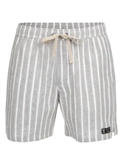 Aiden-Stripe Heren Walk Shorts | Snow