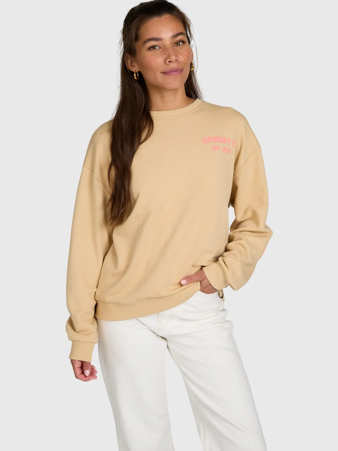 Alm Dames Sweater | Ginger