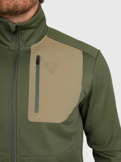 Amatti Men Snow Fleece | Deep Green
