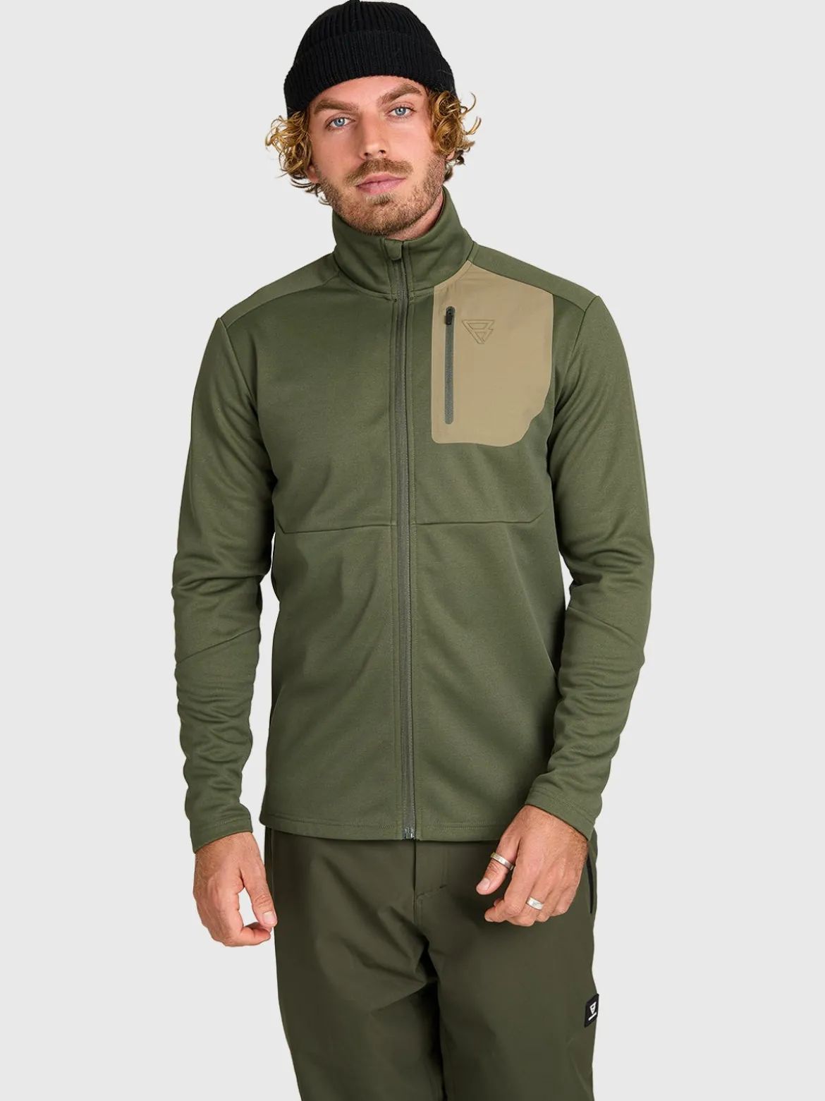 Amatti Men Snow Fleece | Deep Green