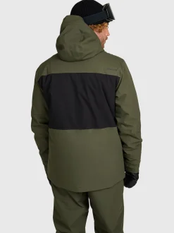Aratinos-S Men Snow Jacket | Deep Green