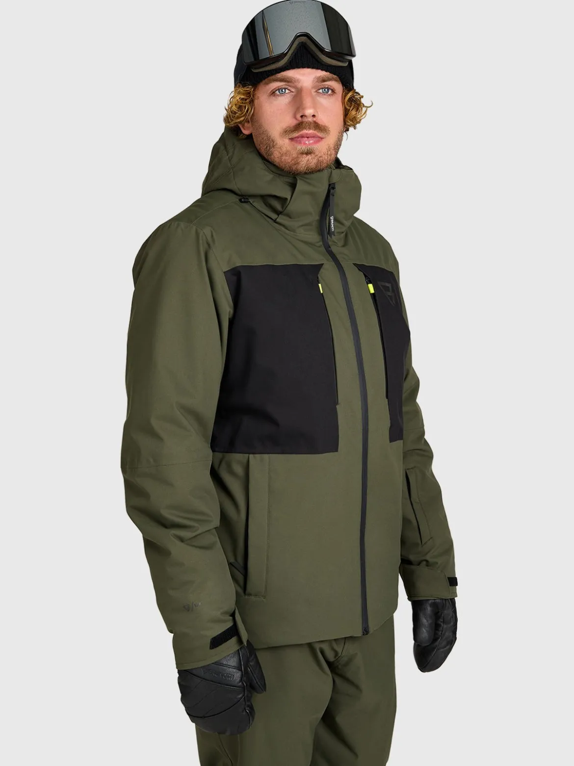 Aratinos-S Men Snow Jacket | Deep Green