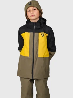 Aratiny Jongens Ski Jas | Dusky Green