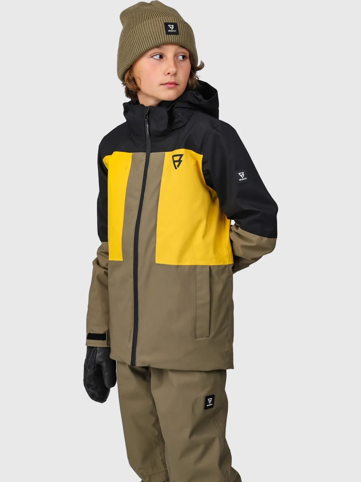 Aratiny Jongens Ski Jas | Dusky Green