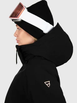 Aria Dames Softshell Ski Jas | Zwart