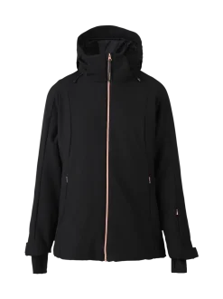 Aria Dames Softshell Ski Jas | Zwart