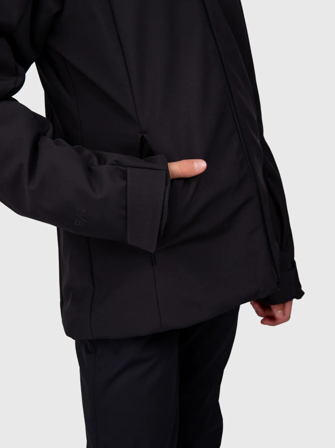 Ariasy Meisjes Softshell Ski Jas | Zwart