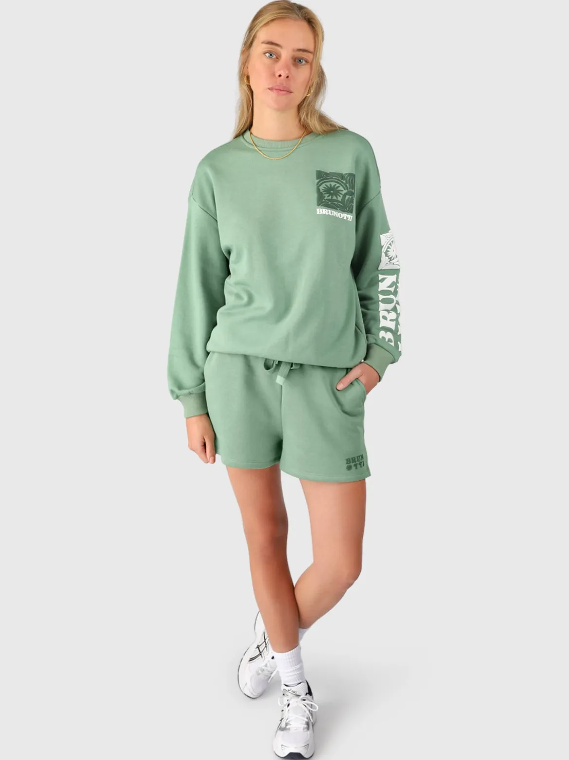 Ari Dames Sweater | Eucalyptus