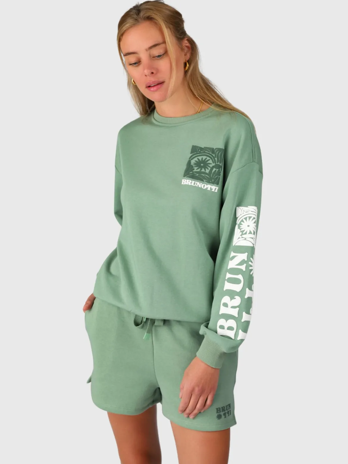 Ari Dames Sweater | Eucalyptus