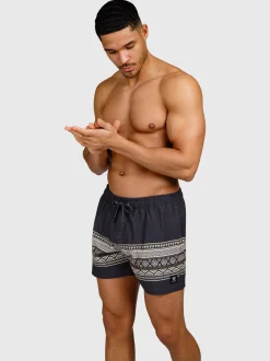 Arvide Heren Swim Shorts | Pirate Black