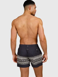 Arvide Heren Swim Shorts | Pirate Black