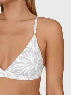Aurely-Print Dames Bikini | Aqua Grey