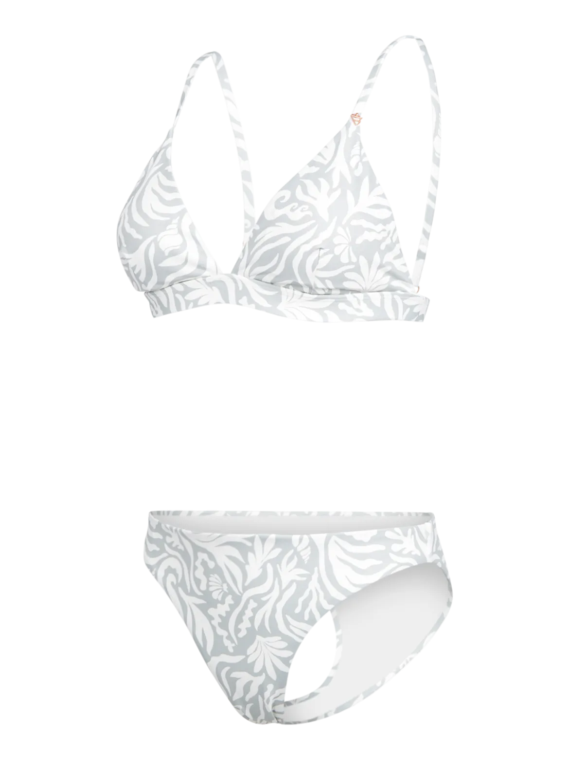 Aurely-Print Dames Bikini | Aqua Grey