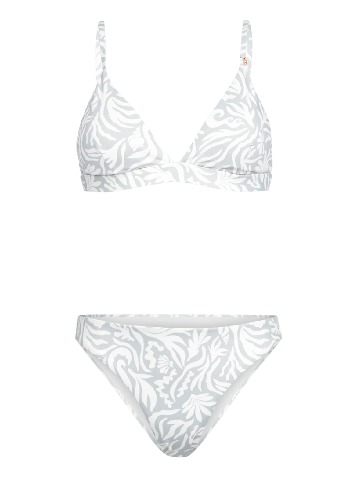Aurely-Print Dames Bikini | Aqua Grey