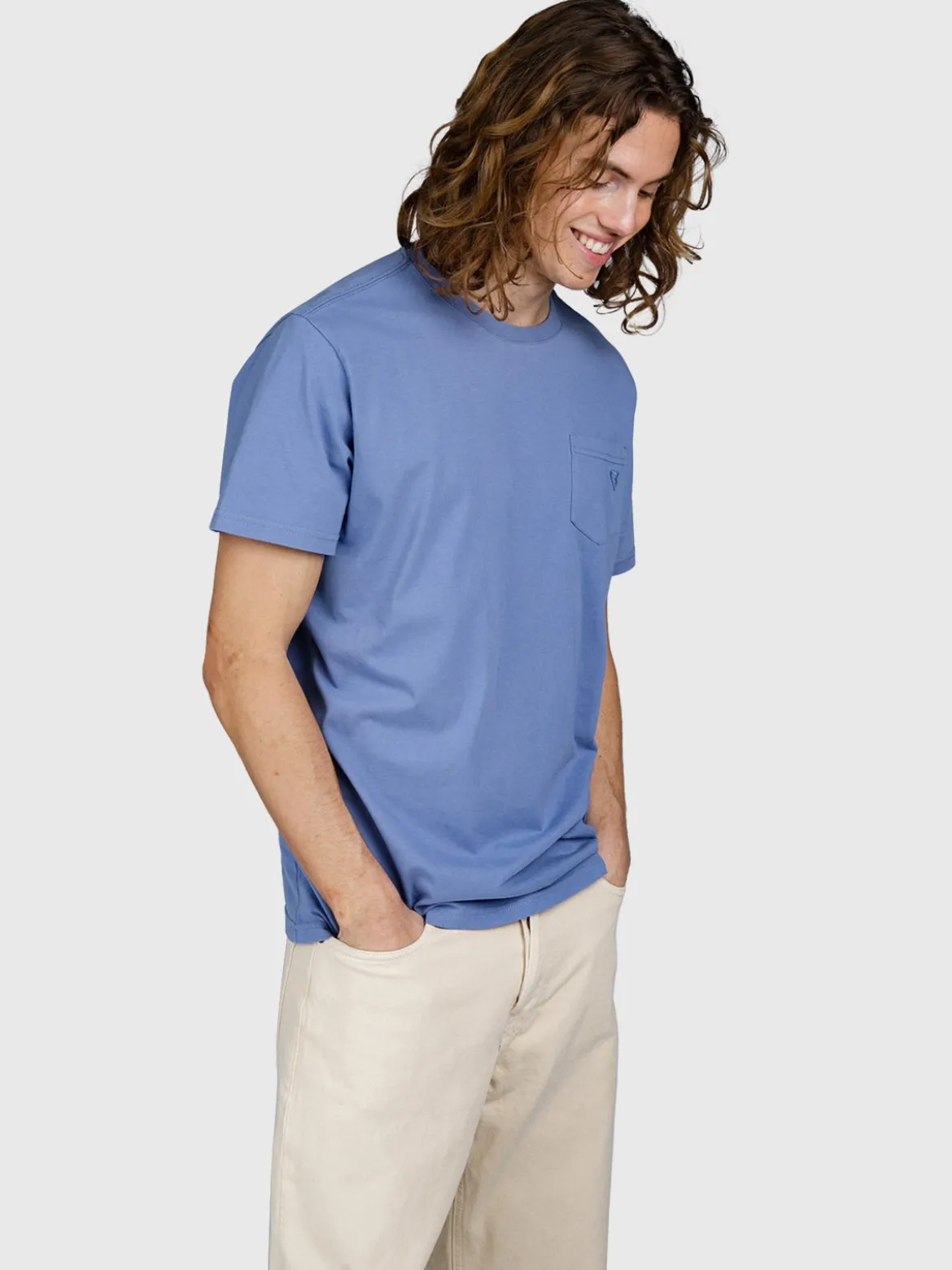 Axle Heren T-shirt | Grayblue