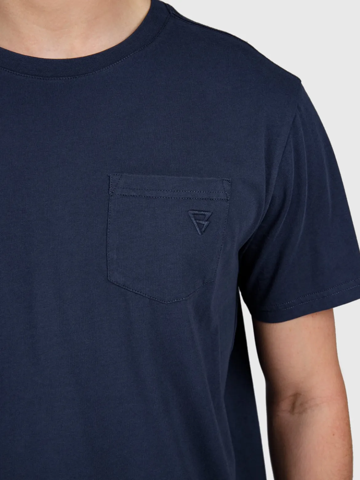 Axle Heren T-shirt | Indigo Blue