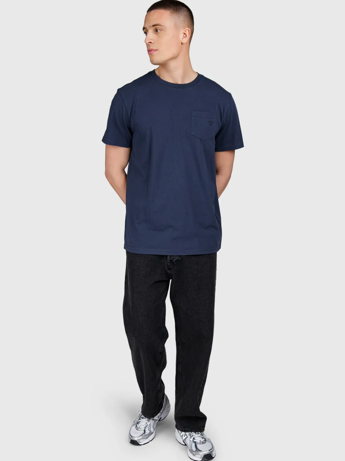 Axle Heren T-shirt | Indigo Blue