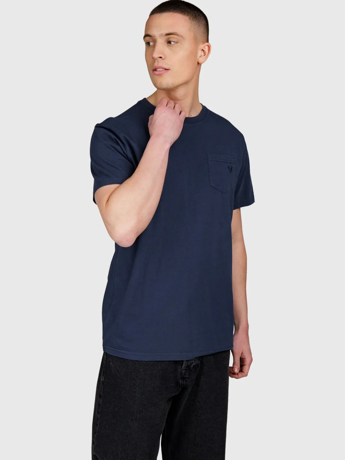 Axle Heren T-shirt | Indigo Blue