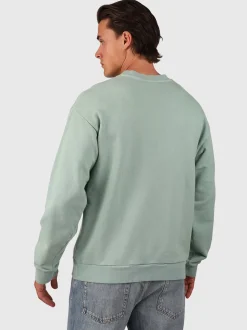 Beachwash Men Sweater | Bottle Green