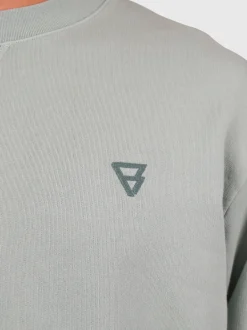 Beachwash Men Sweater | Bottle Green