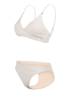 Bella-Broderie Dames Bralette Bikini | Snow
