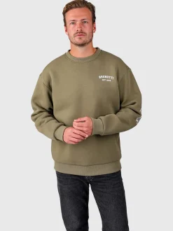 Benaldor Heren Sweater | Dusky Green