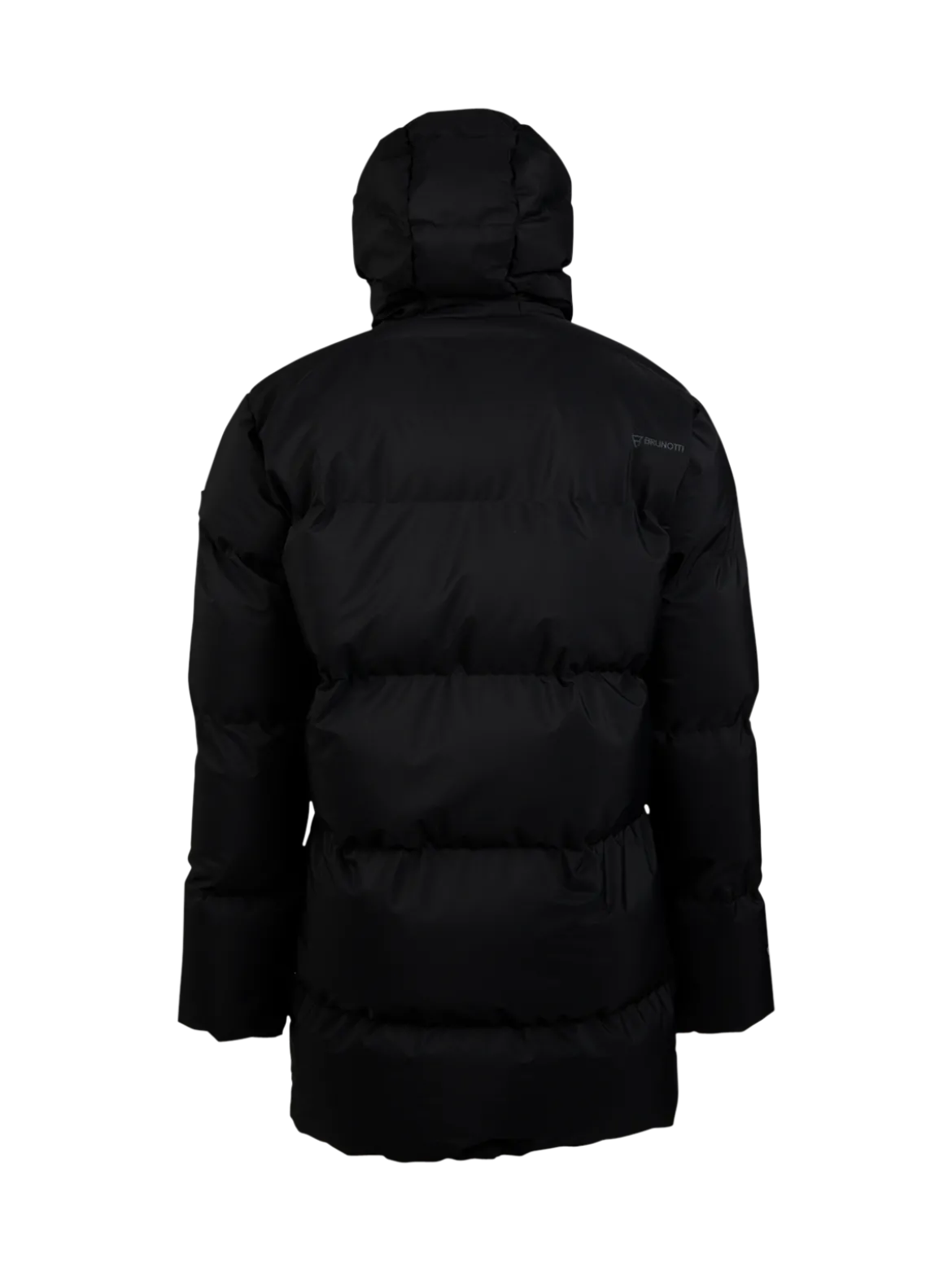 Bigmain Heren Lange Puffer Jas | Zwart