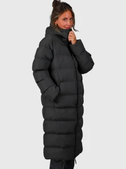 Bigsur Lange Puffer Dames Jas | Pirate Black