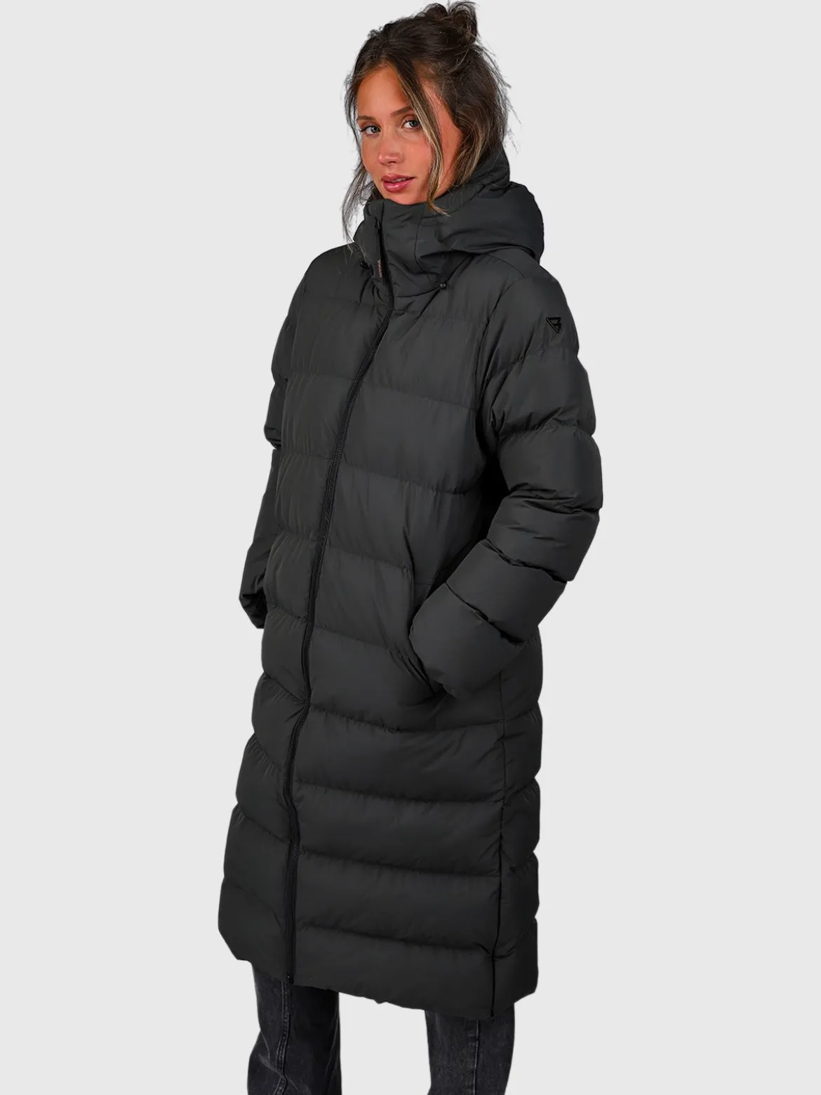 Bigsur Lange Puffer Dames Jas | Pirate Black