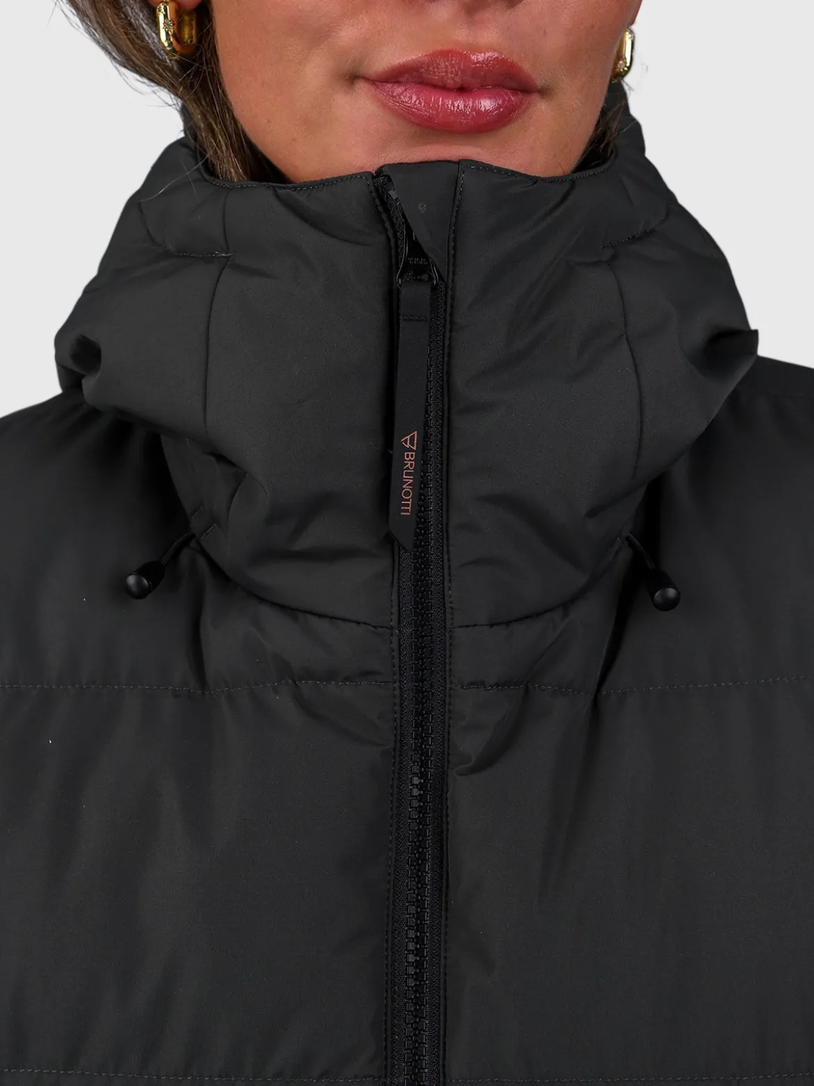 Bigsur Lange Puffer Dames Jas | Pirate Black