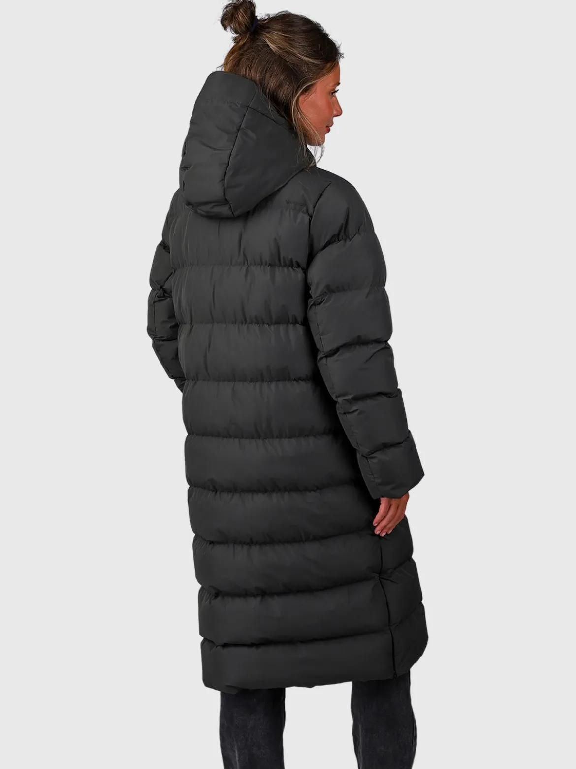 Bigsur Lange Puffer Dames Jas | Pirate Black