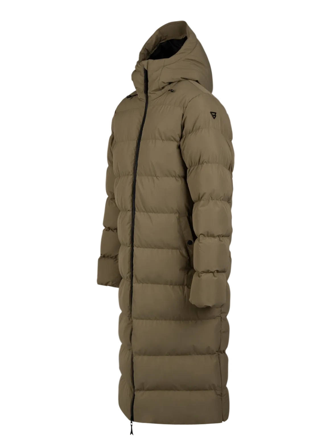 Bigsur Lange Puffer Dames Jas | Dusky Green