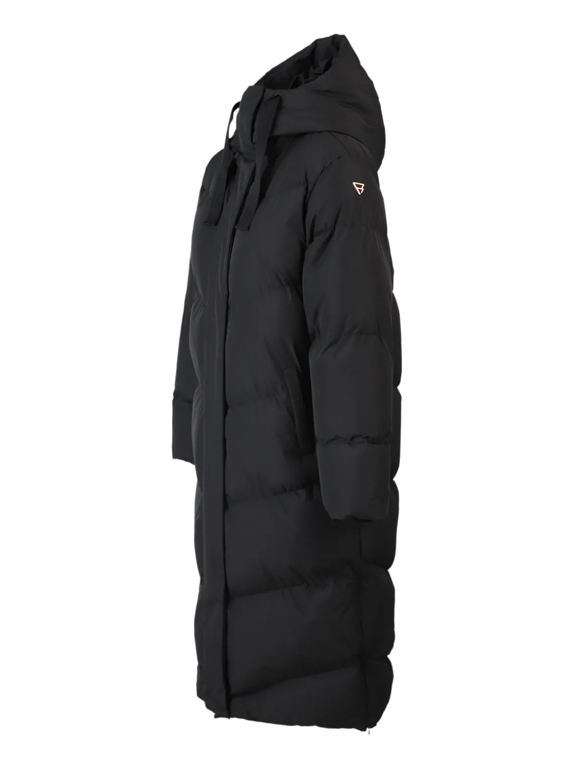 Bigsury Dames Lange Puffer Jas | Zwart