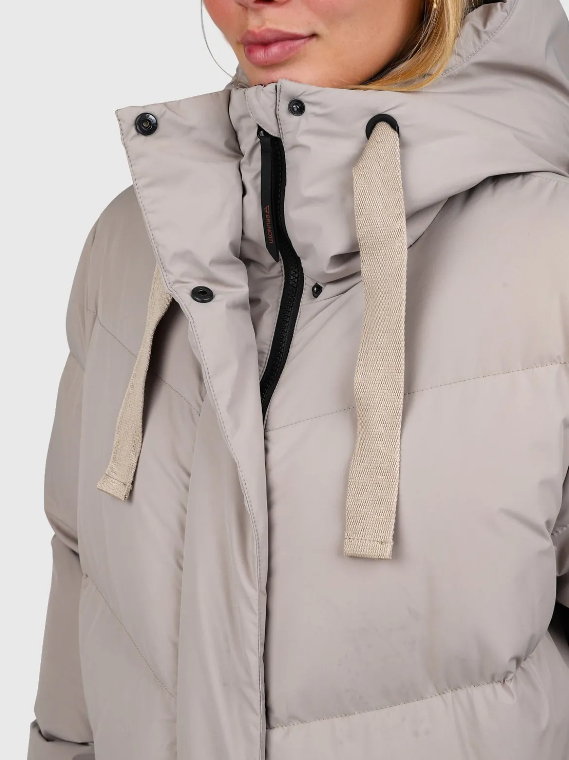 Bigsury Lange Puffer Dames Jas | Fungi