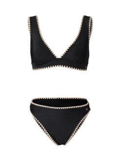 Bodhi Damen Bralette Bikini Set | Black