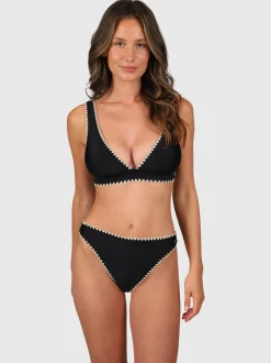 Bodhi Damen Bralette Bikini Set | Black