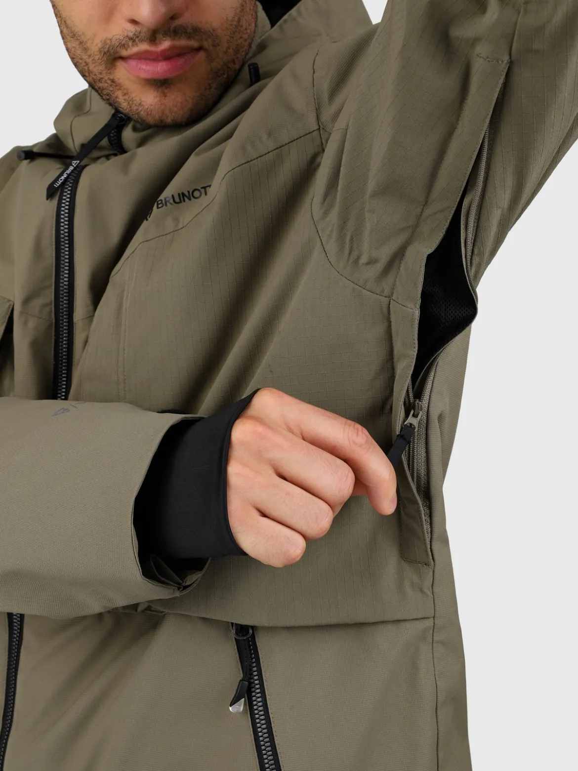 Bodish Heren Ski Jas | Dusky Green