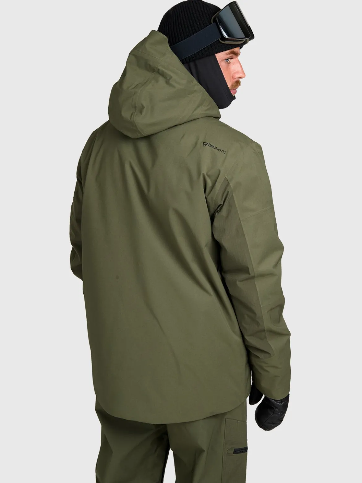 Bodish Men Snow Jacket | Deep Green