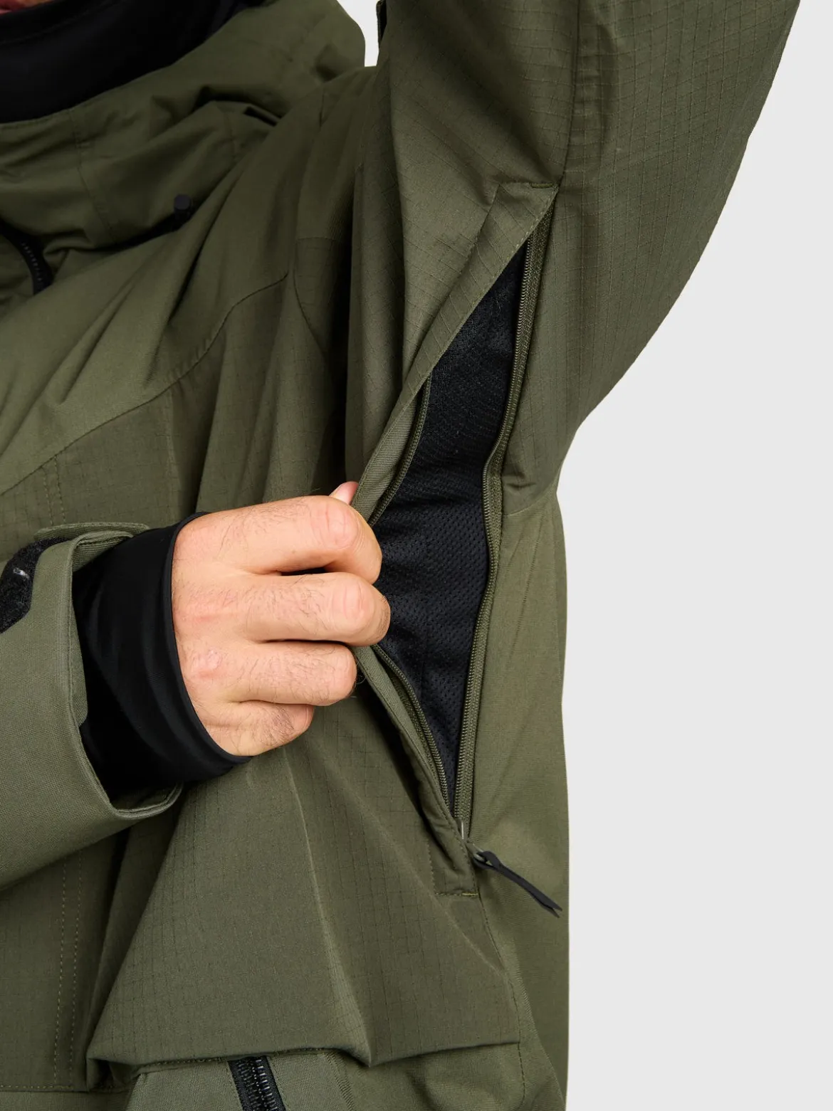 Bodish Men Snow Jacket | Deep Green