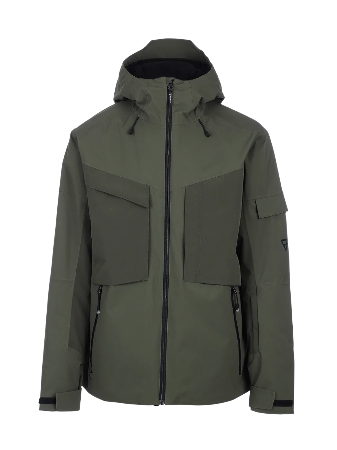 Bodish Men Snow Jacket | Deep Green