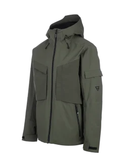Bodish Men Snow Jacket | Deep Green