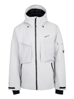 Bodish Men Snow Jacket | Soft Grey