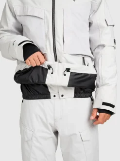 Bodish Men Snow Jacket | Soft Grey