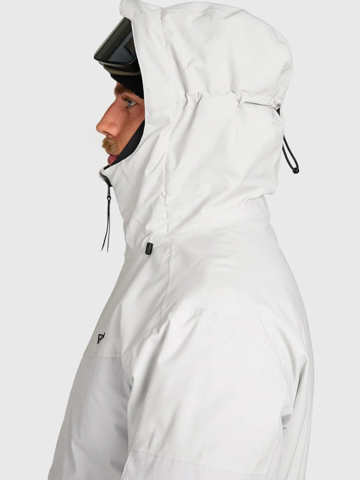 Bodish Men Snow Jacket | Soft Grey