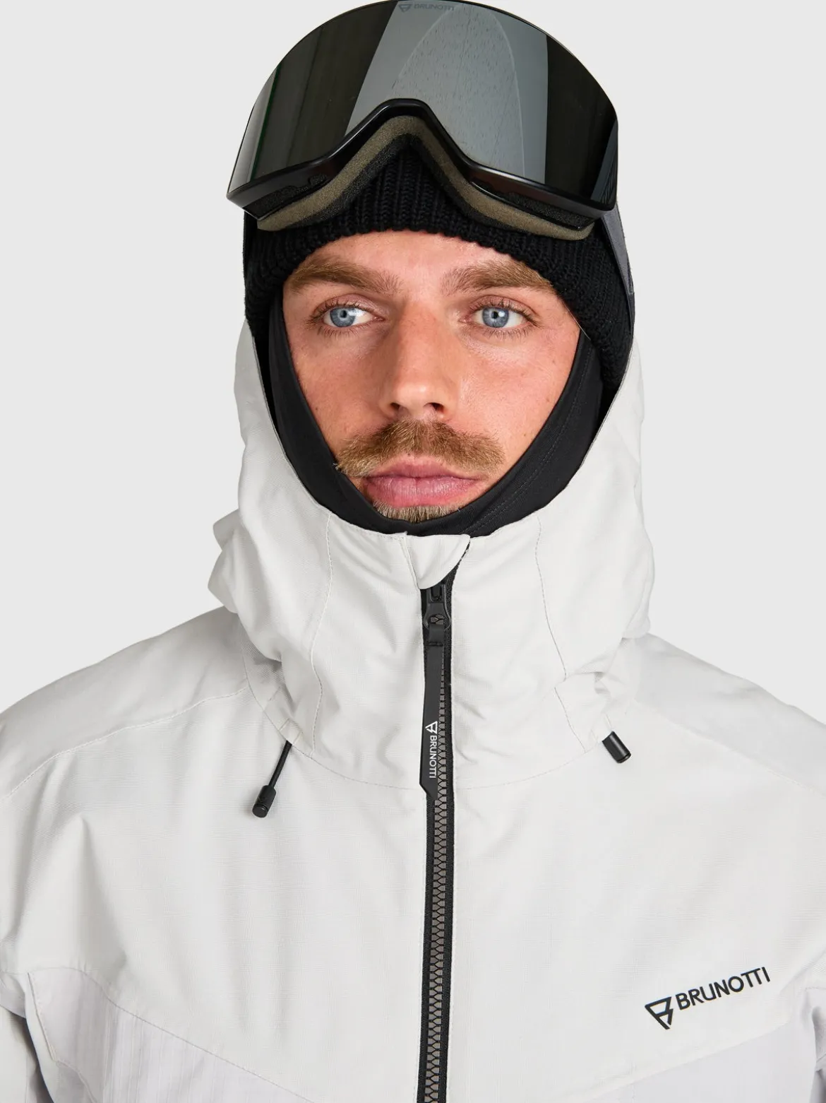 Bodish Men Snow Jacket | Soft Grey