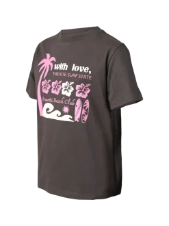 Braey Meisjes T-shirt | Pirate Black