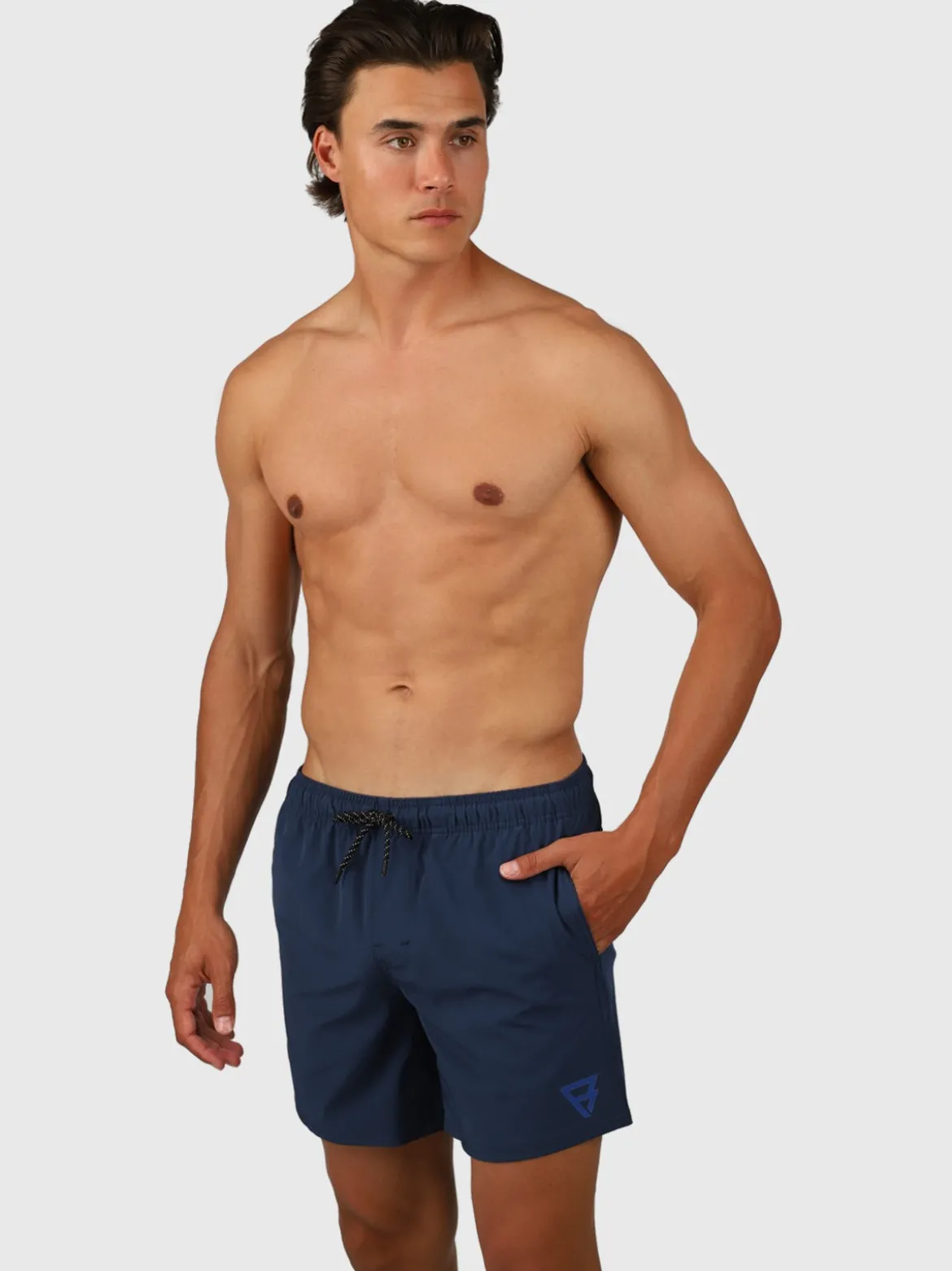 Bru-conic Heren Zwemshort | Blauw