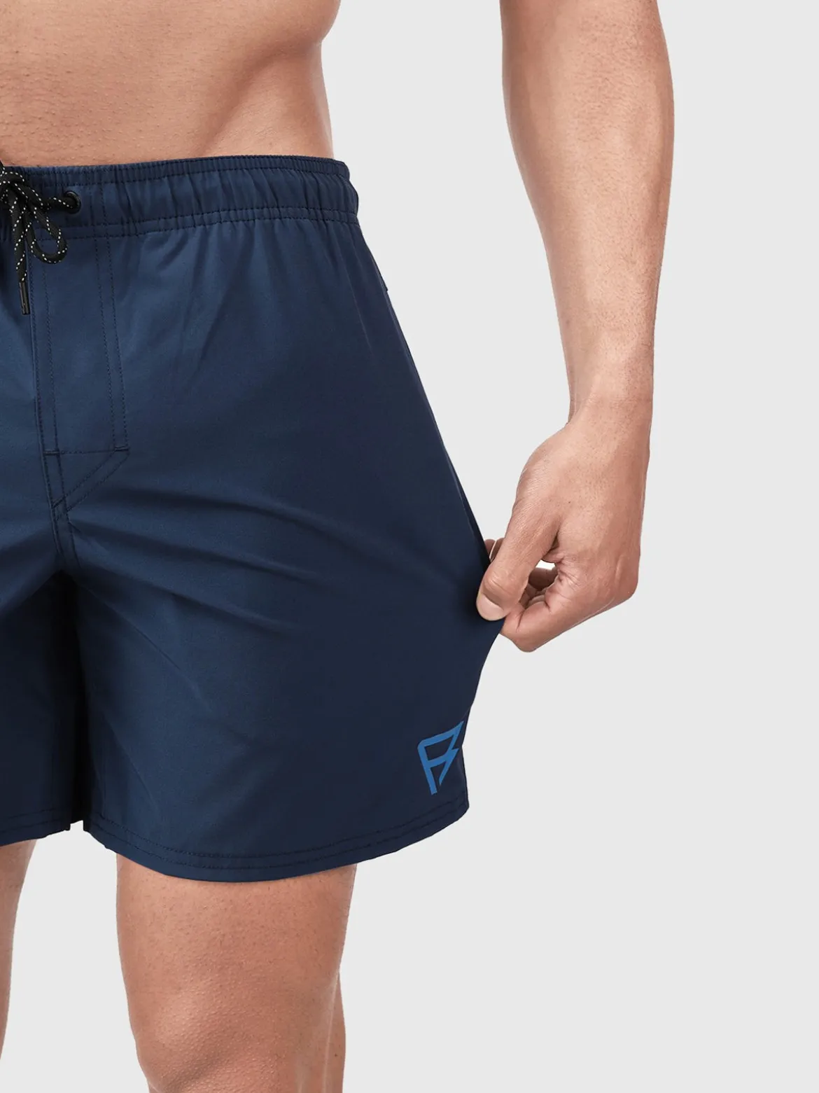 Bru-conic Heren Zwemshort | Blauw