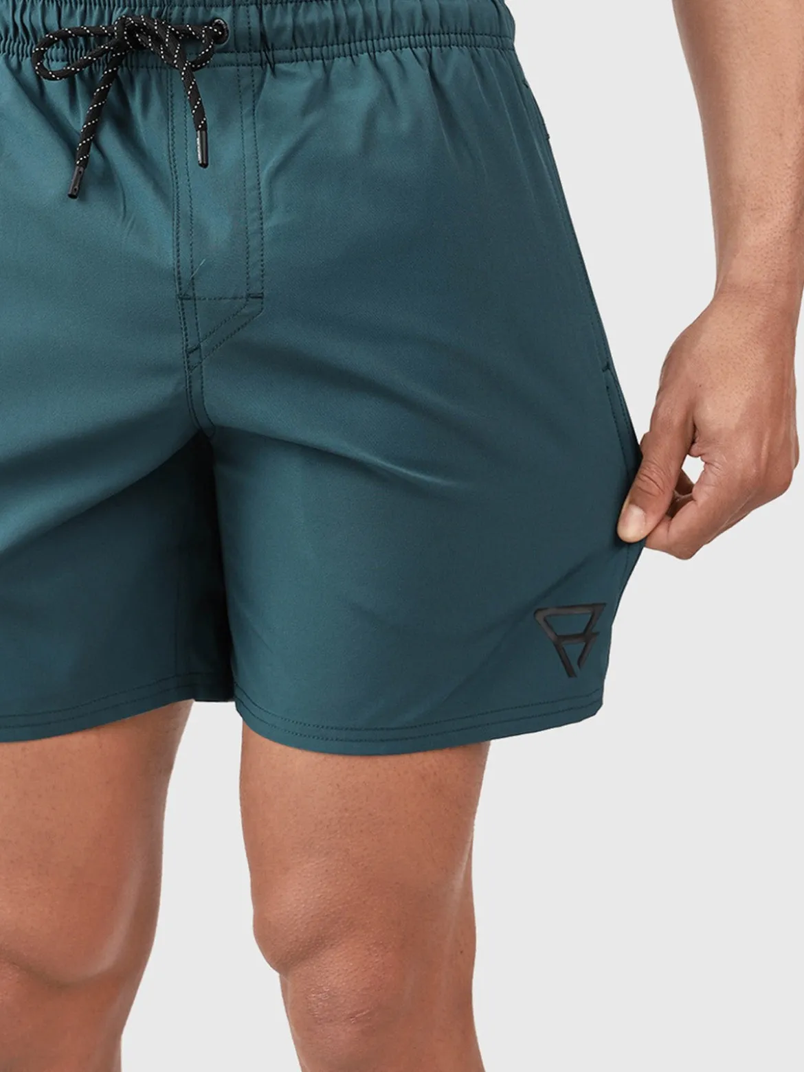 Bru-conic Heren Zwemshort | Donkergroen