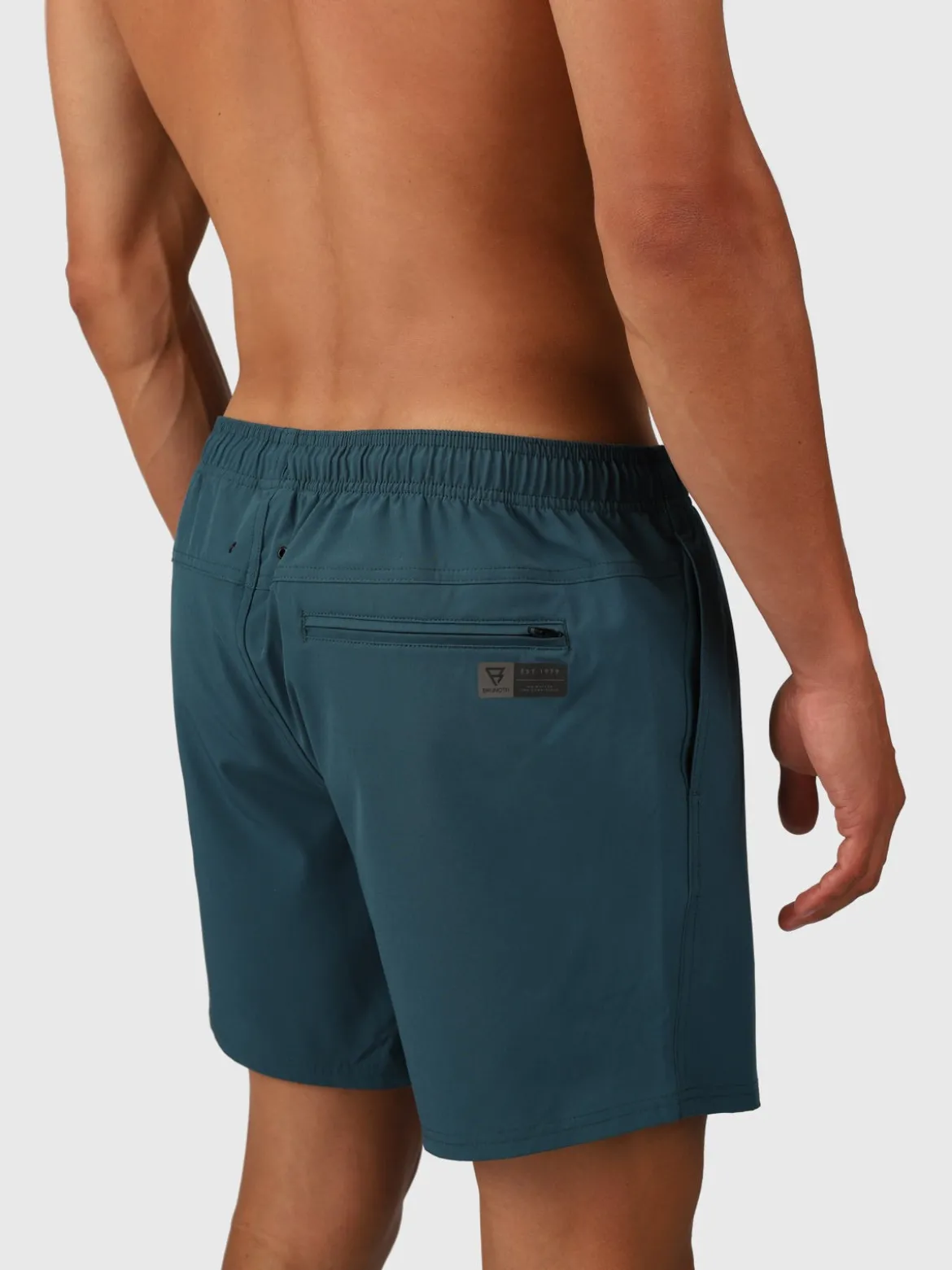 Bru-conic Heren Zwemshort | Donkergroen
